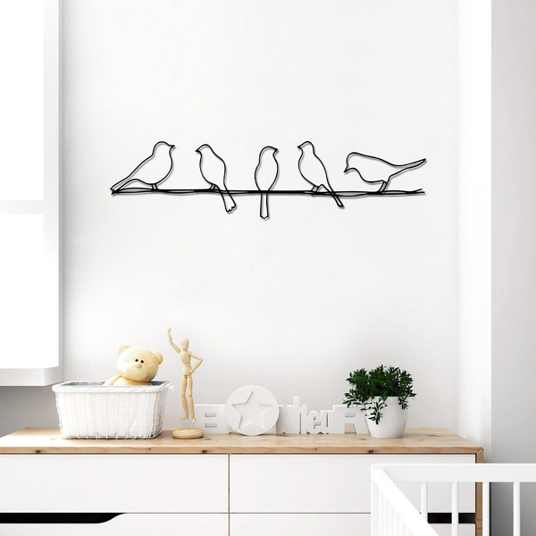 Metal Wall Art, Bird shops Box Sign, Metal Wall Sign, Metal Wall Hangings, Office Wall Art, Geometric Wall Art,Minimalist Wall Art