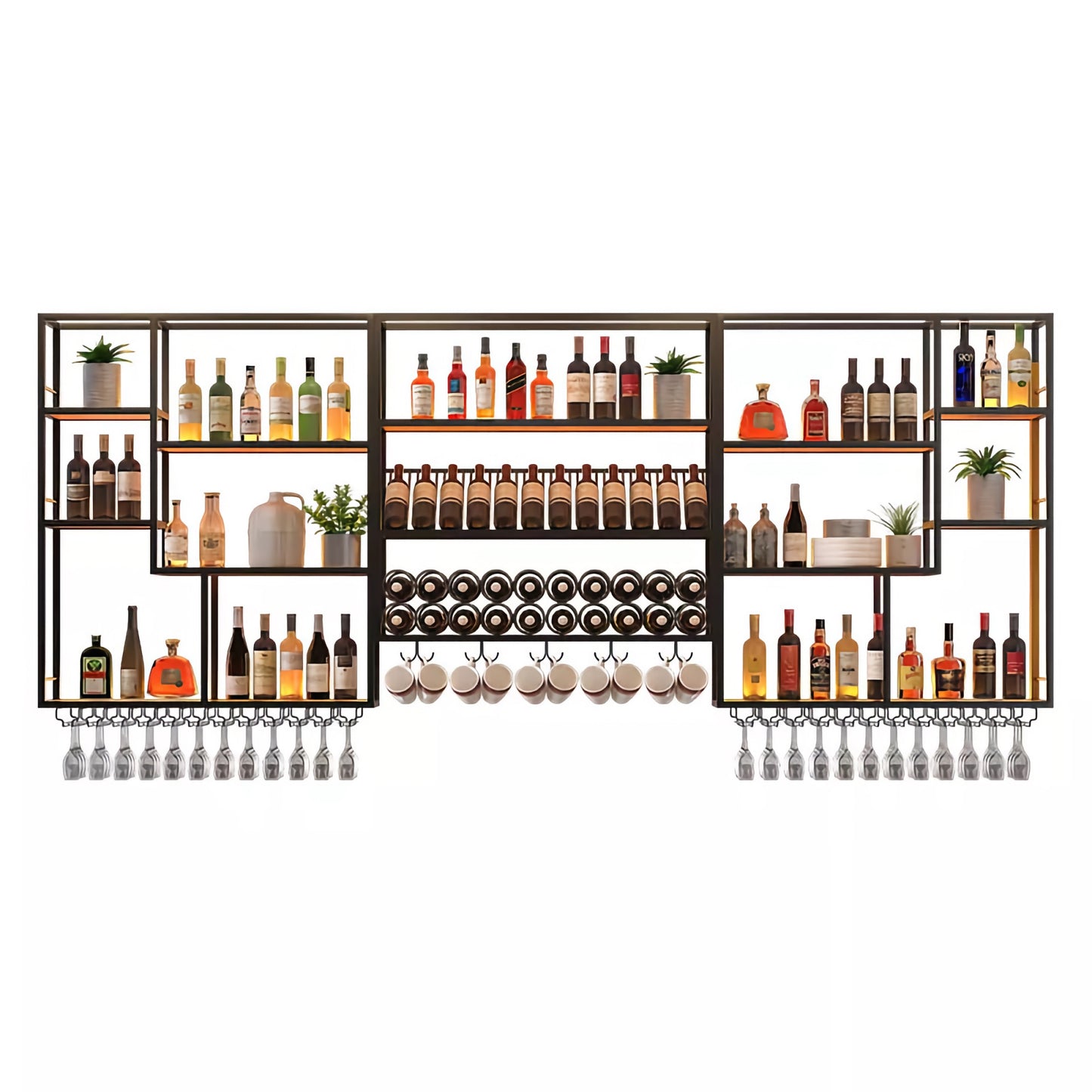 Ranchero XL Wall-Mounted Bar Wine Rack